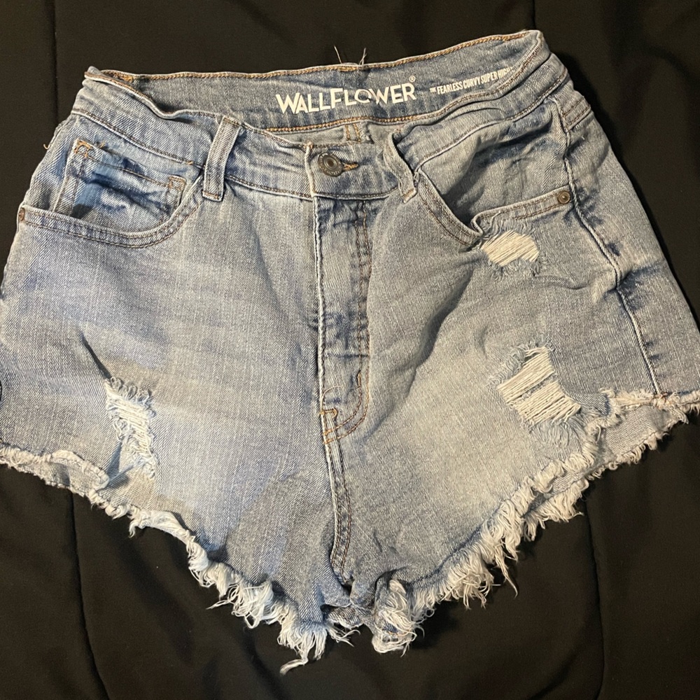 Wallflower Distressed Denim shorts